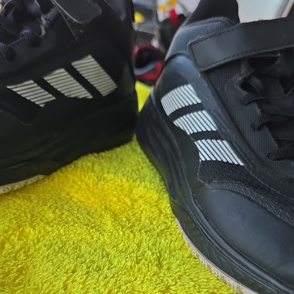 Adidas Black and Gray Sneakers